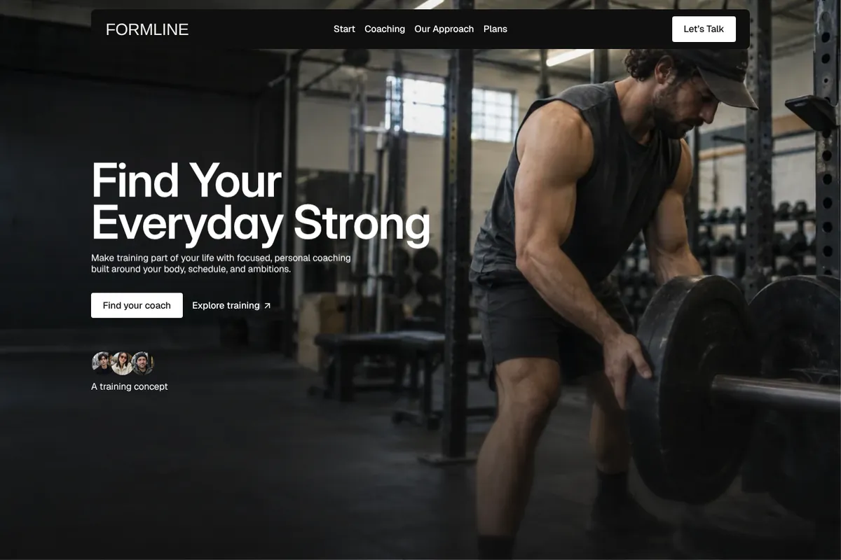 FORMLINE website home page