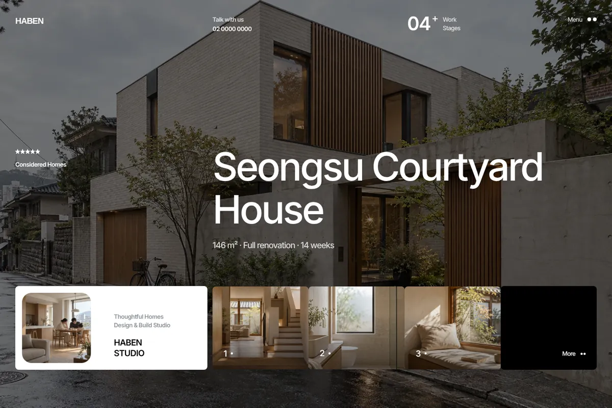 HABEN website home page